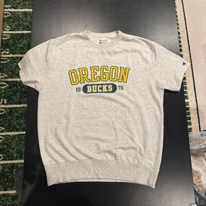 *Vintage/Rare* Oregon Ducks x Champion Short Sleeve Crewneck size Large